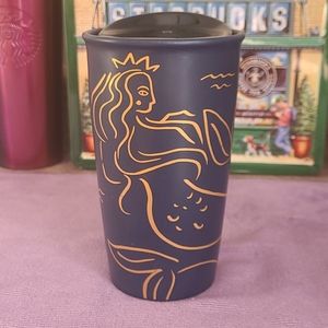 Starbucks Anniversary Golden Siren Ceramic Mug